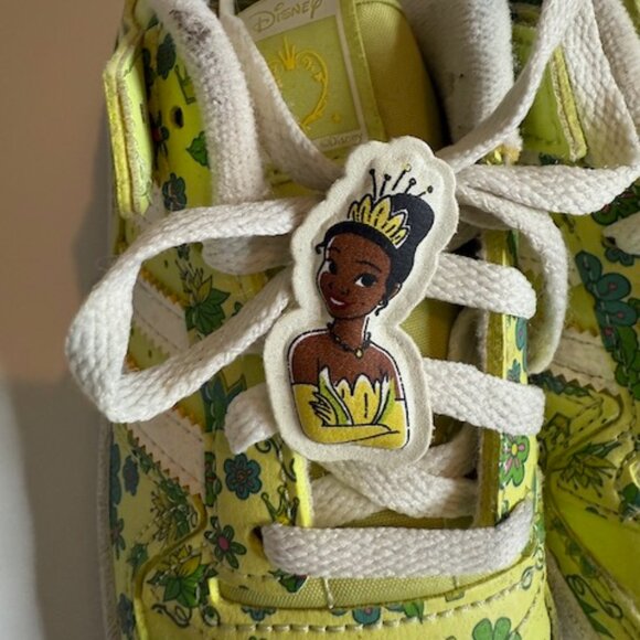 Adidas x Disney Princess Tiana Forum Low Sneakers | Kids 12 | Limited Edition - Picture 2 of 8